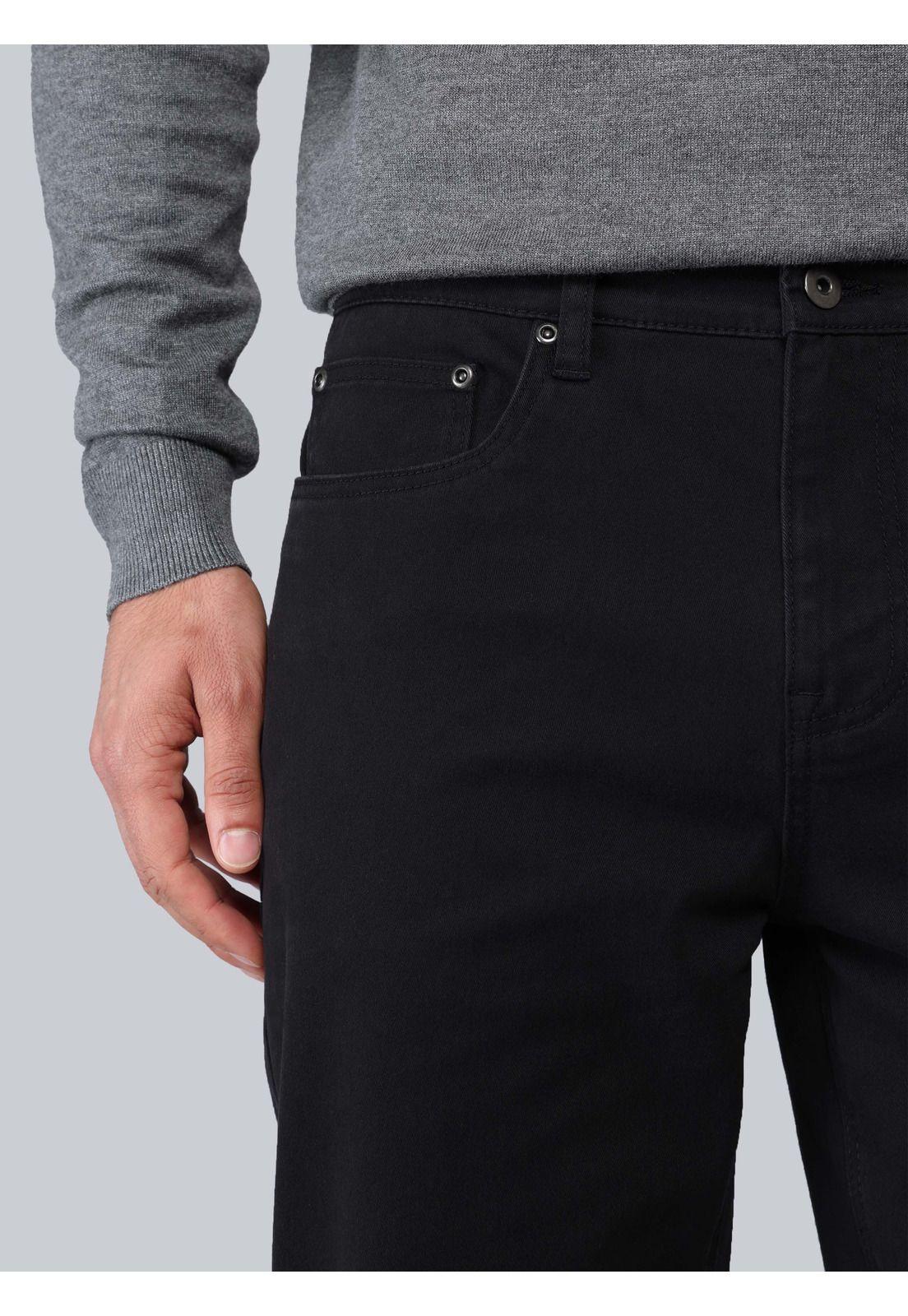 Pantalón 5 Pocket Regular Fit Negro Piero Butti PBCIB12NE-2