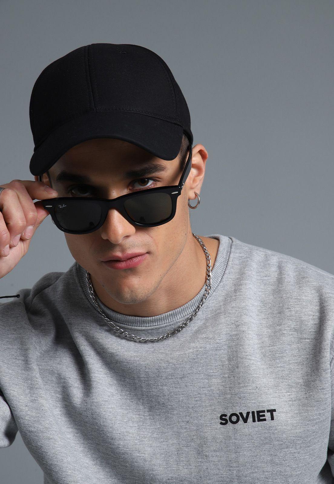 Poleron Cuello Redondo Hombre Soviet SPL2650GR-1