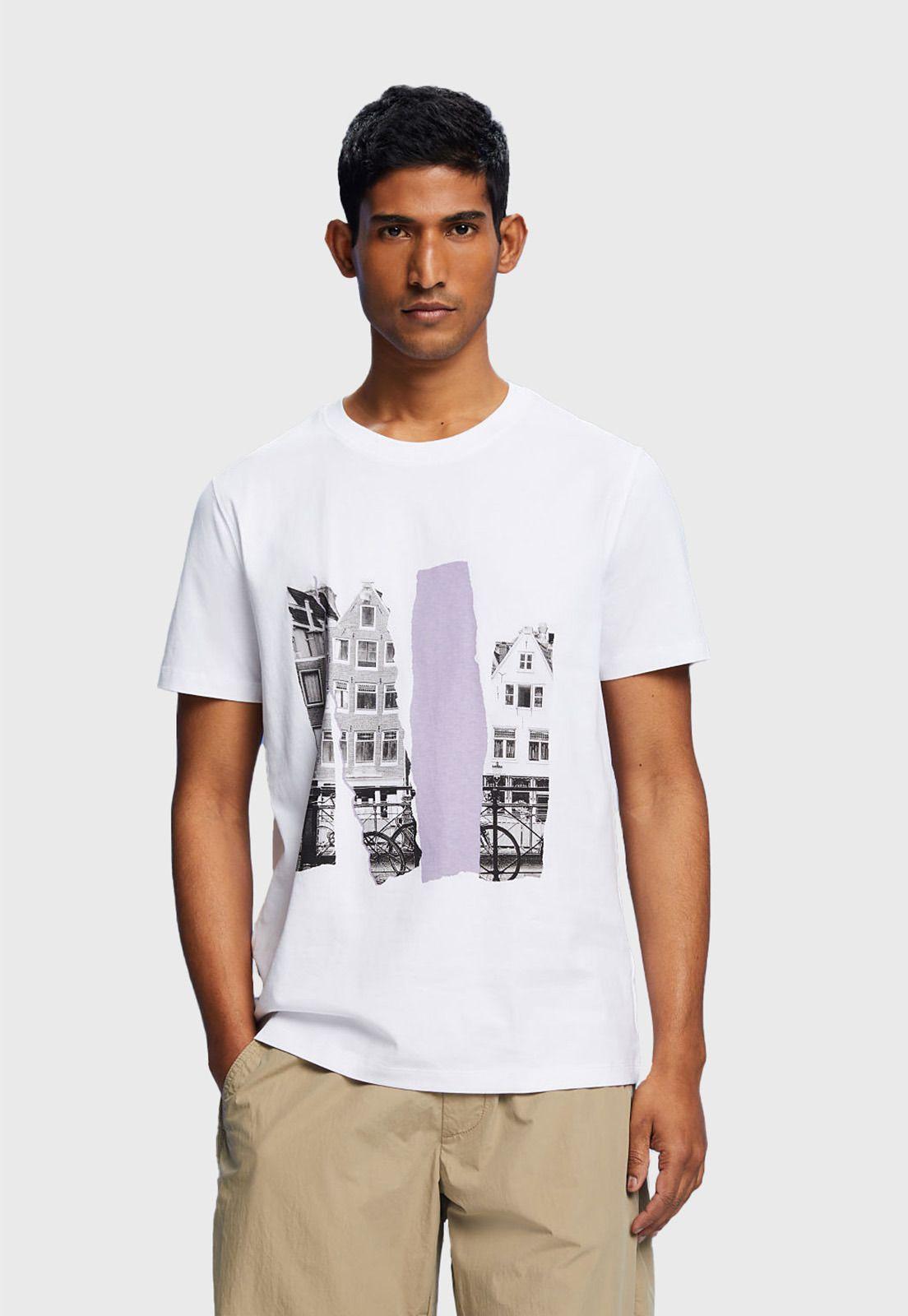 Polera Cuello Redondo Hombre Esprit 053EE2K315-0