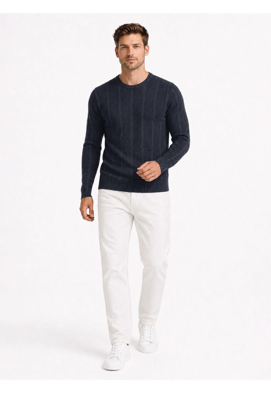 Pantalón Lino Algodón Regular Fit Blanco Arrow PA34082BL-3