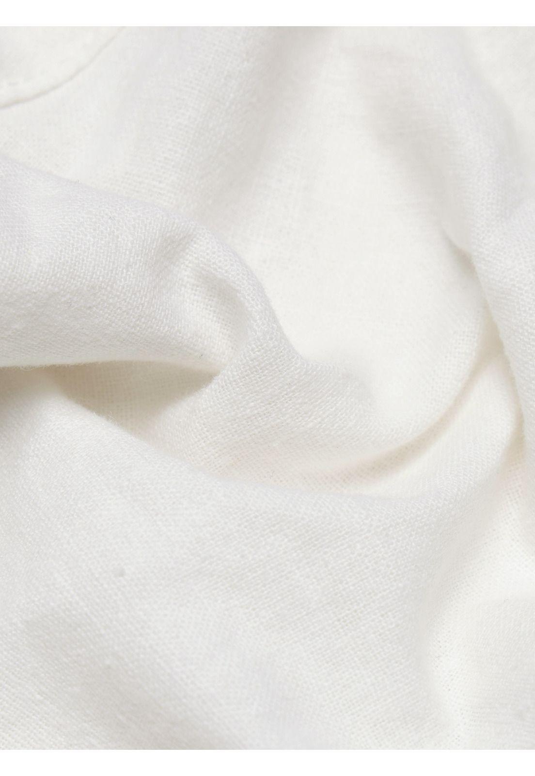 Pantalón Lino Algodón Regular Fit Blanco Arrow PA34082BL-5