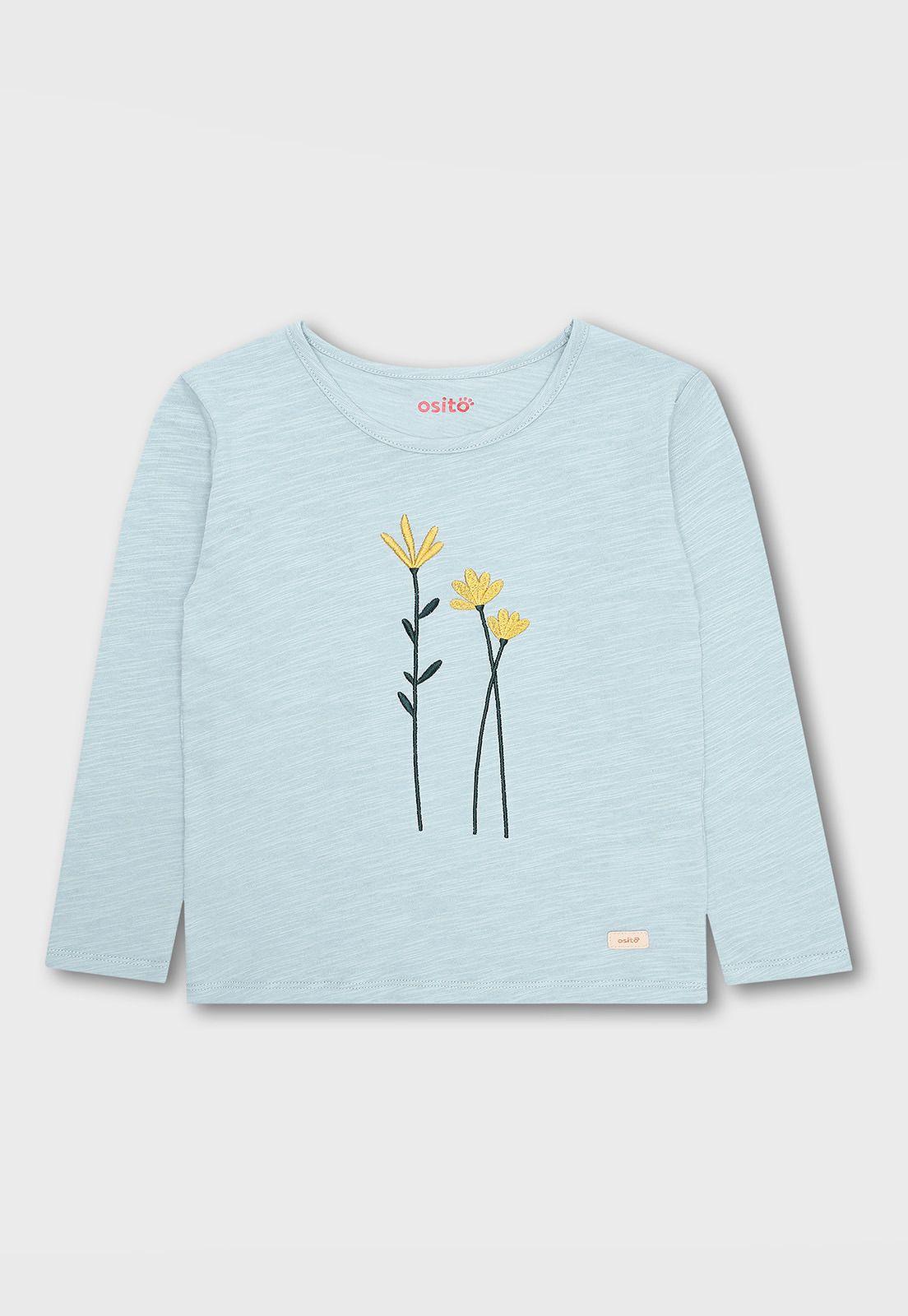 Polera Manga Larga Niña Osito POAV521AQ-0