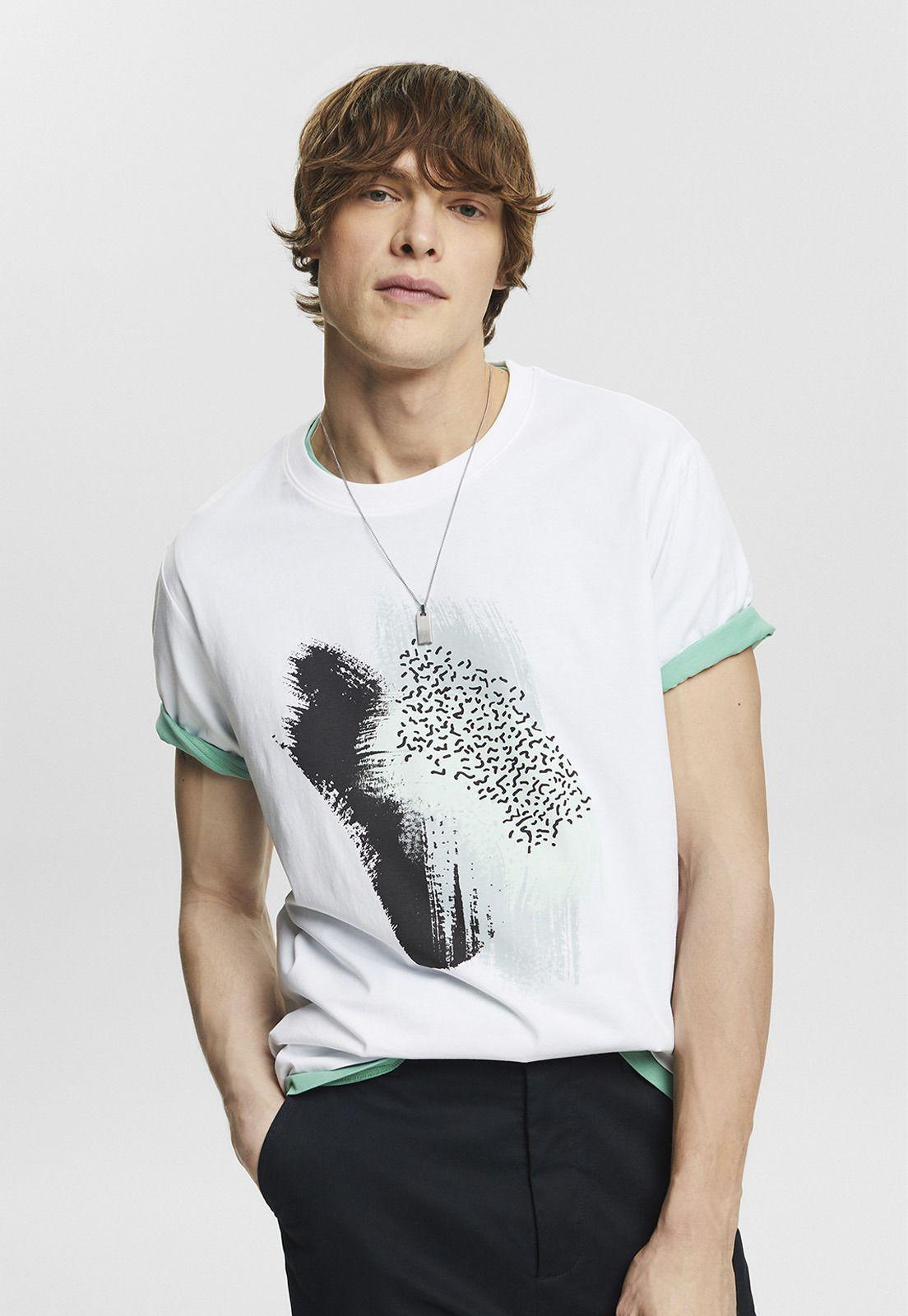 Polera Manga Corta Hombre Esprit 024EE2K319-0