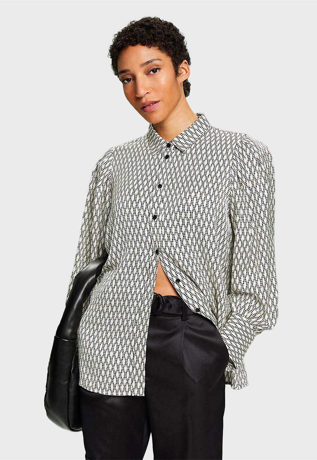 Blusa Camisera Estampada Mujer Esprit 014EE1F304-2