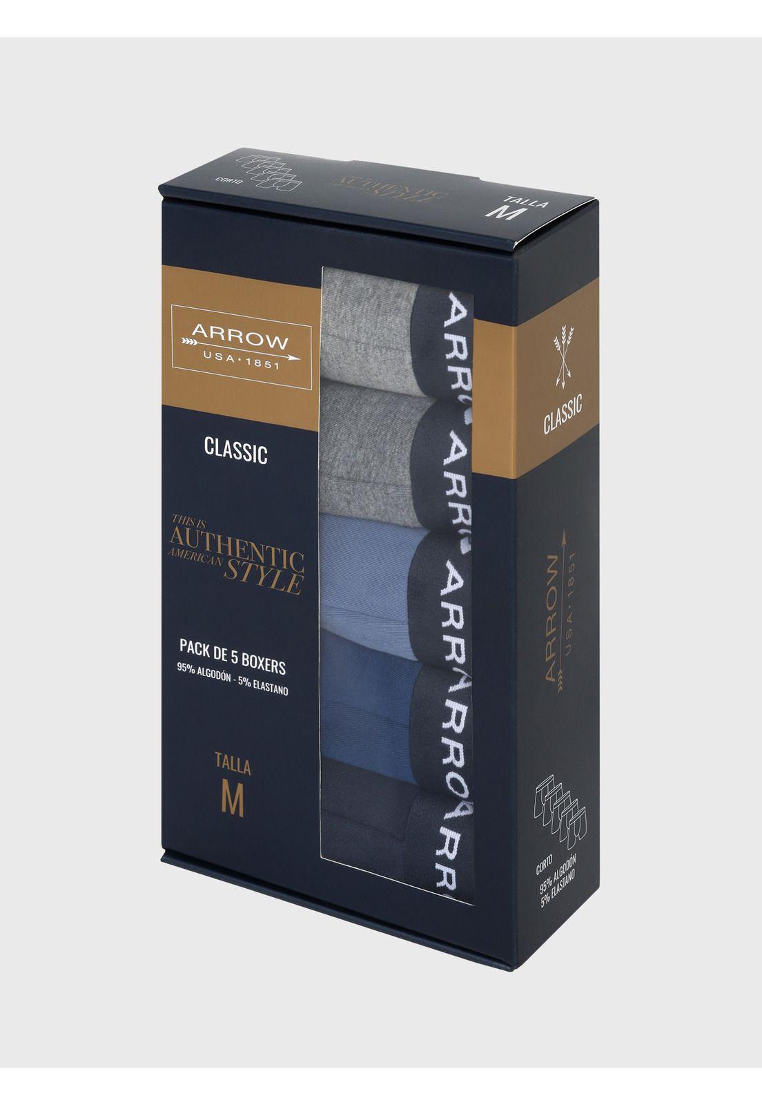 Boxer 5 unidades Regular Fit Multicolor Arrow BOD5062SU-6