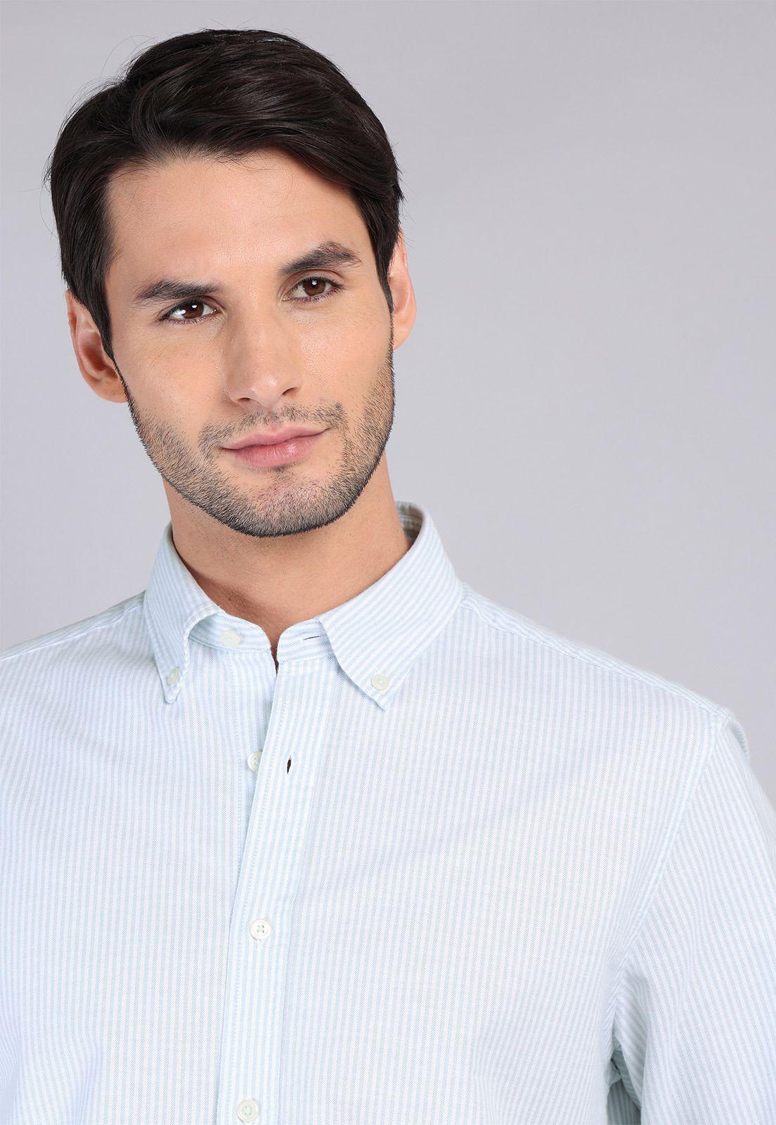 Camisa Oxford Spandex Arrow CM32002VE-2