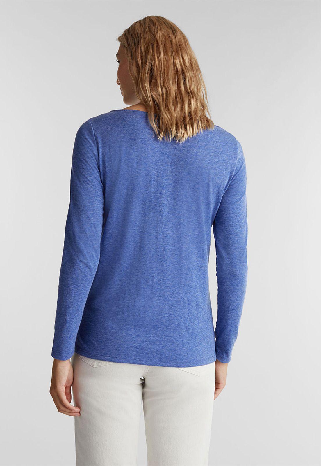 Polera Mujer Manga Larga Jaspeada Esprit-1