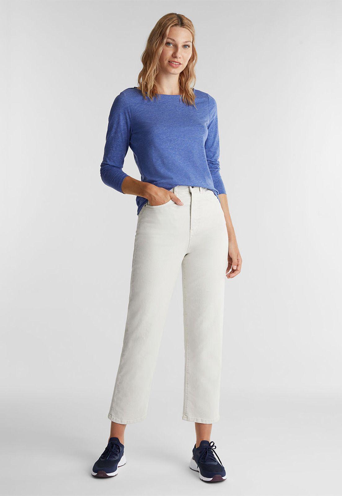 Polera Mujer Manga Larga Jaspeada Esprit-2