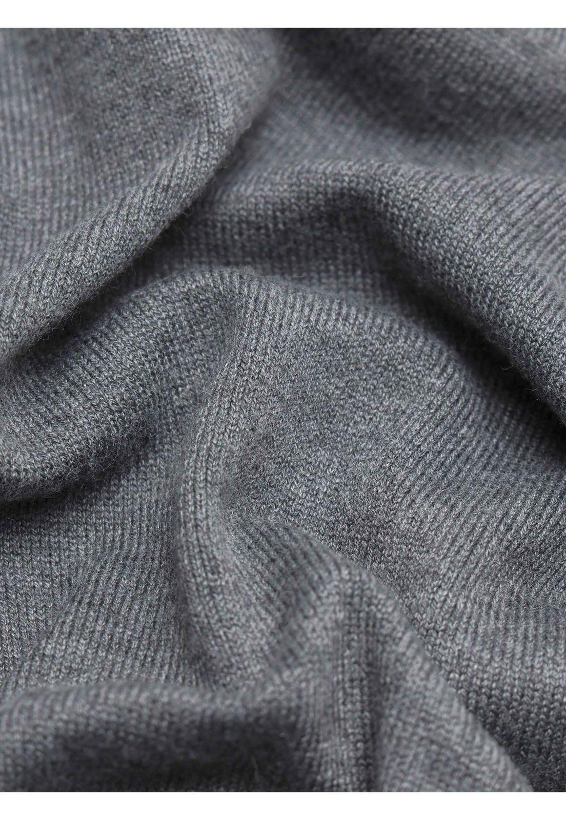 Sweater Cuello Alto Regular Fit Gris Arrow SW33004GR-6