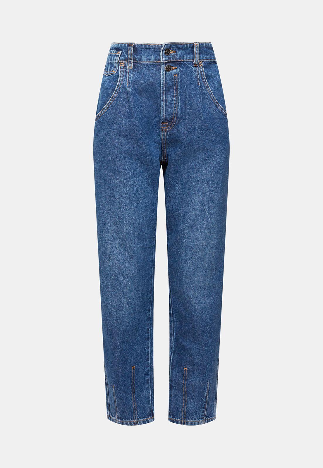 Jeans De Tiro Alto Mujer Esprit-3