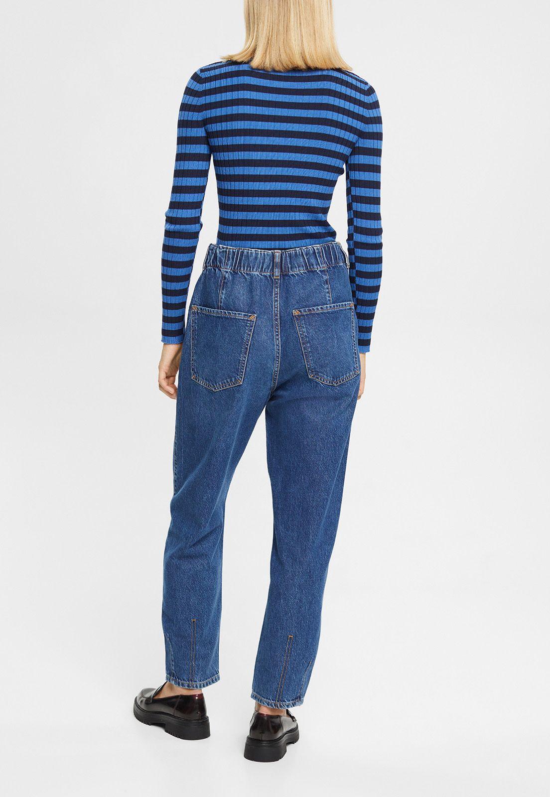 Jeans De Tiro Alto Mujer Esprit-1