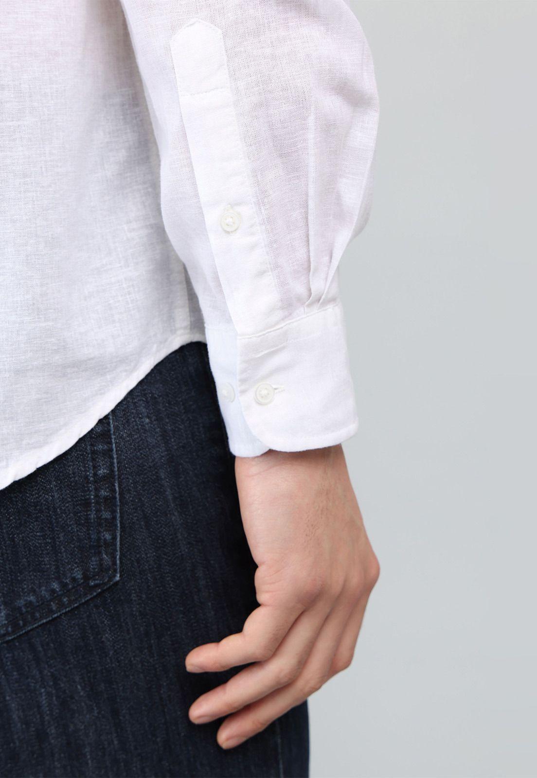 Camisa De Lino y Algodón Arrow CM32050BL-5