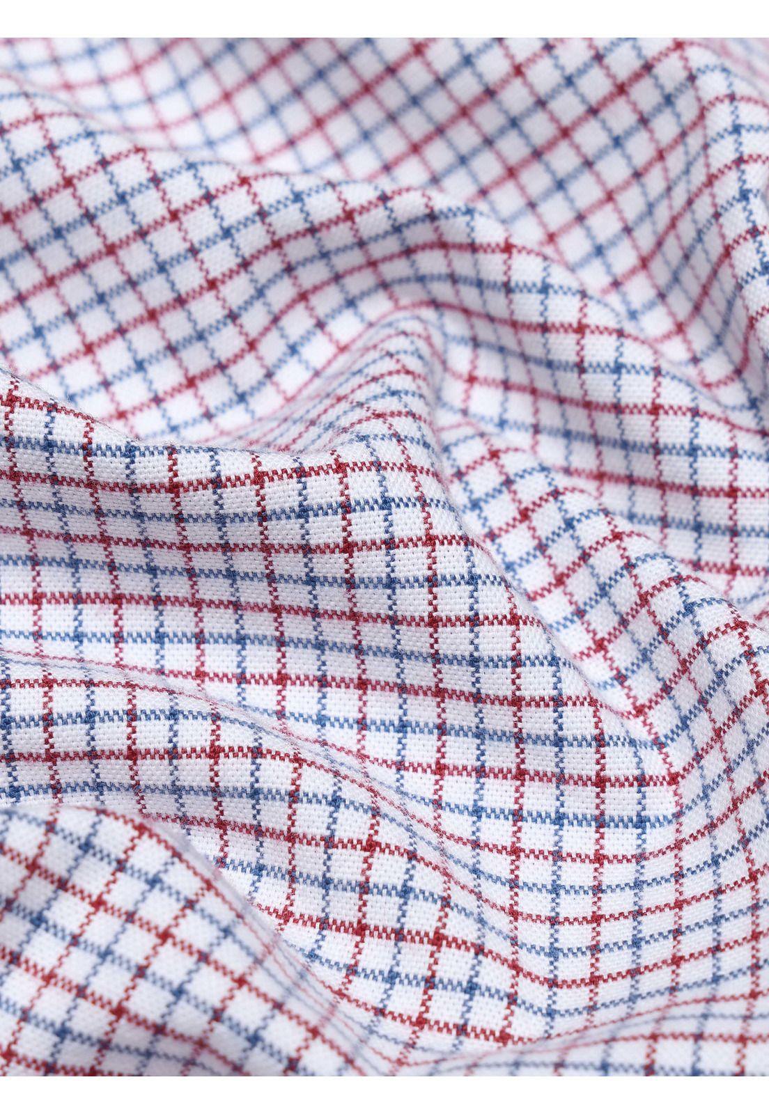 Camisa Oxford Spandex Regular Fit Rojo Arrow CM34009RO-6