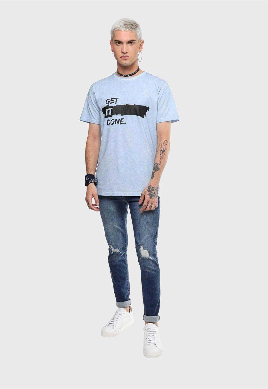 Polera Manga Corta Celeste Soviet SVPO212CE-3
