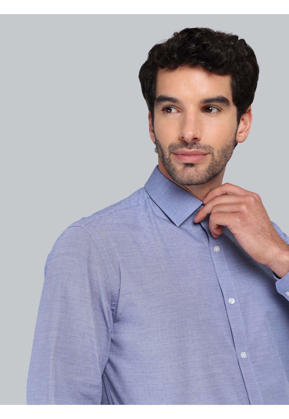 Camisa Formal Texturada Van Heusen VHCM569AZ-3