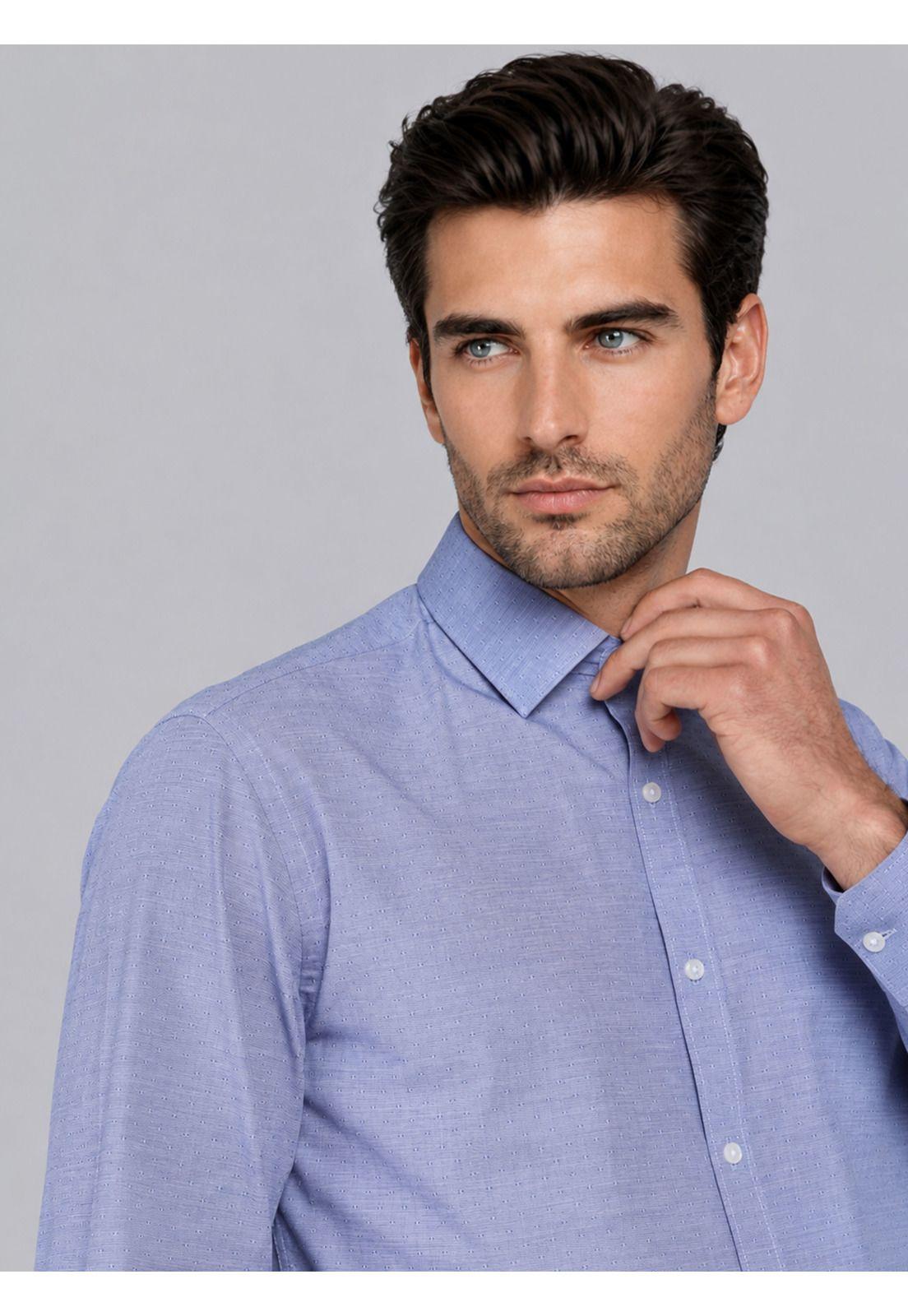 Camisa Formal Texturada Van Heusen VHCM569AZ-3