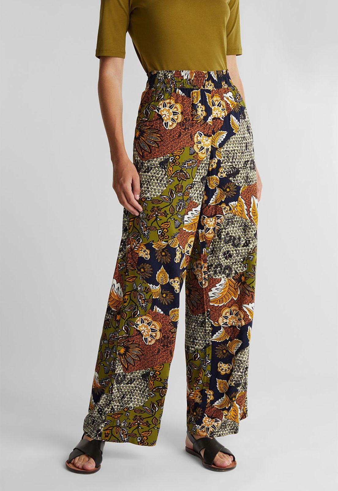 Pantalón Con Estampado Esprit-0