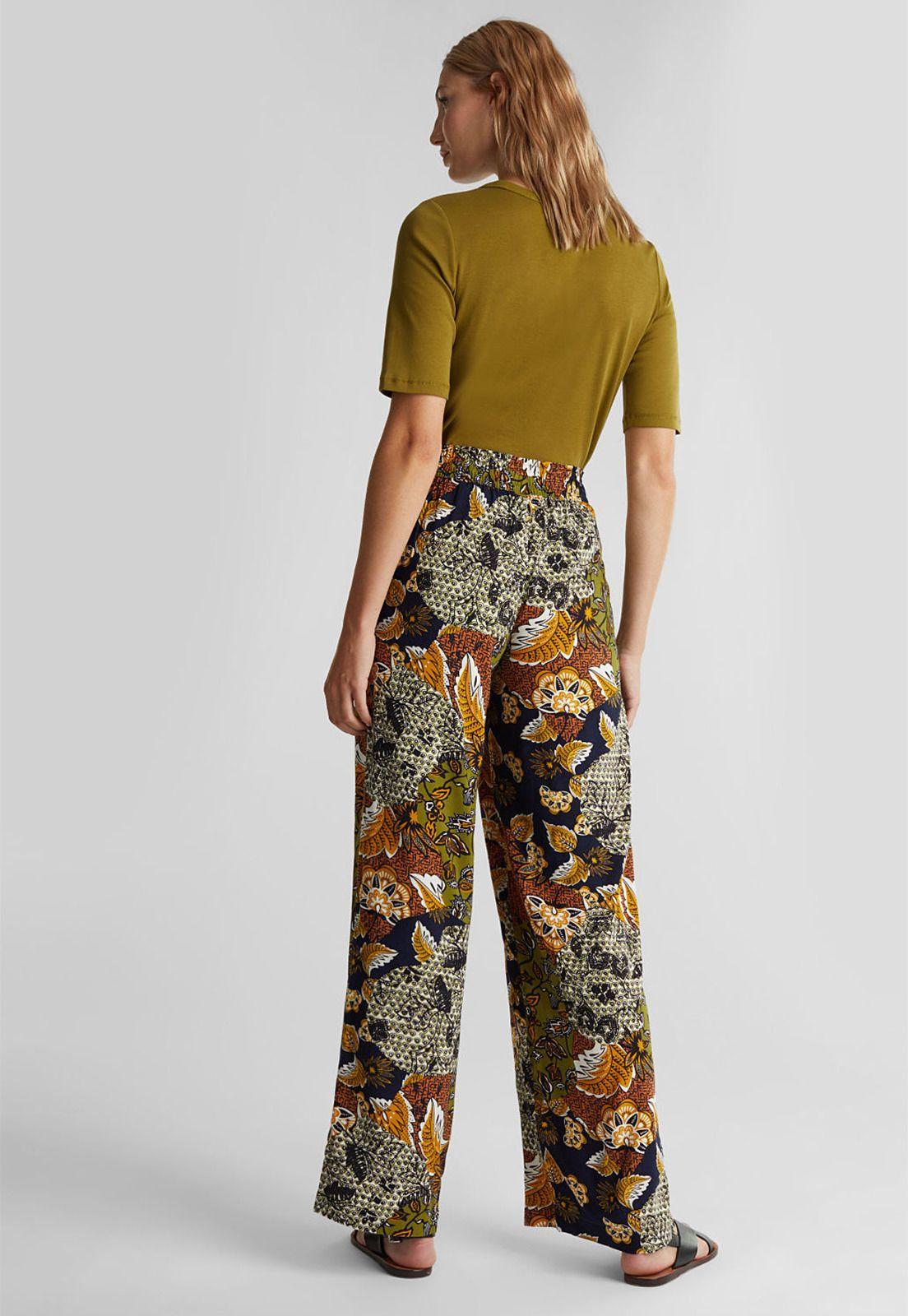 Pantalón Con Estampado Esprit-1