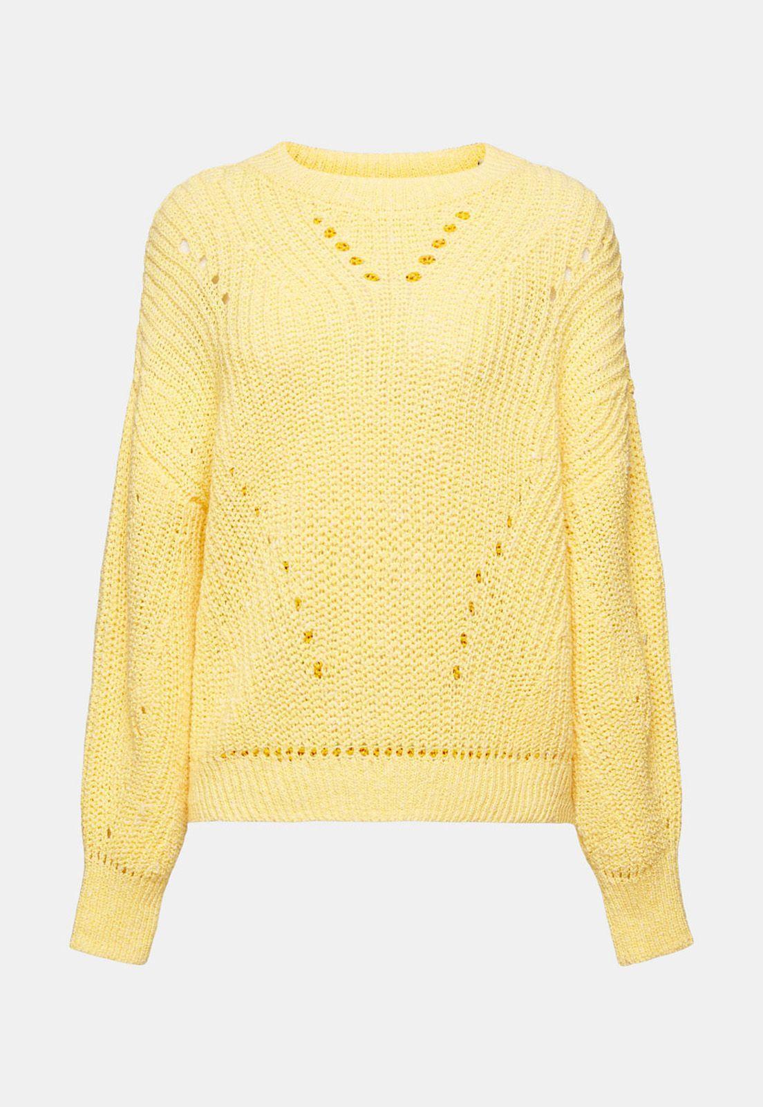 Sweater Con Diseño Trenzado Mujer Esprit-2