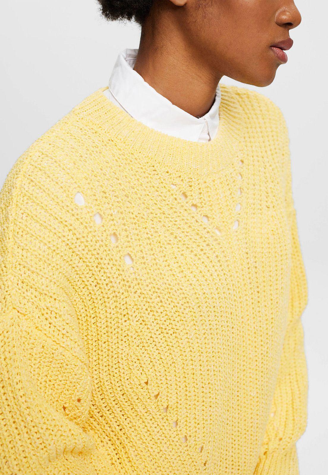 Sweater Con Diseño Trenzado Mujer Esprit-3
