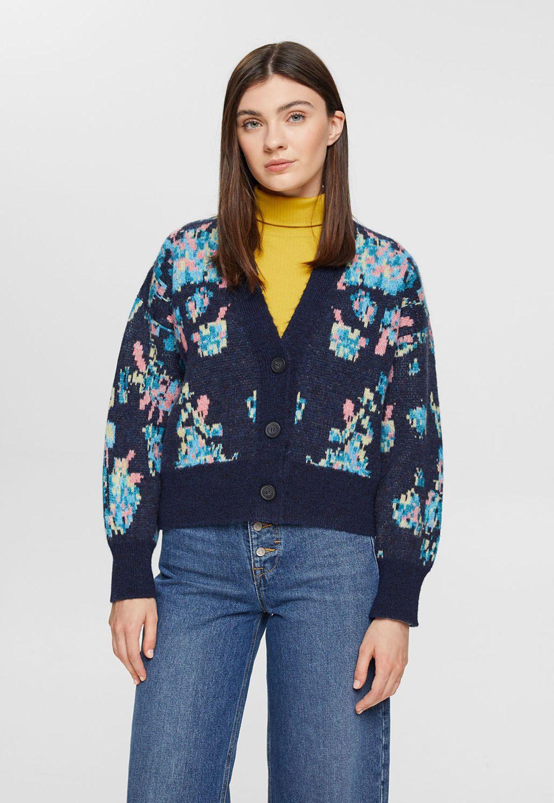 Cárdigan Jacquard Mujer Esprit-0