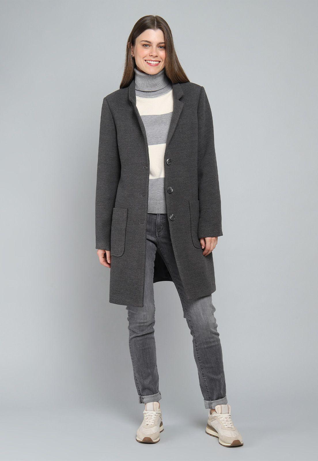 Sweater Rayado Cuello Subido Mujer Esprit M000020-5