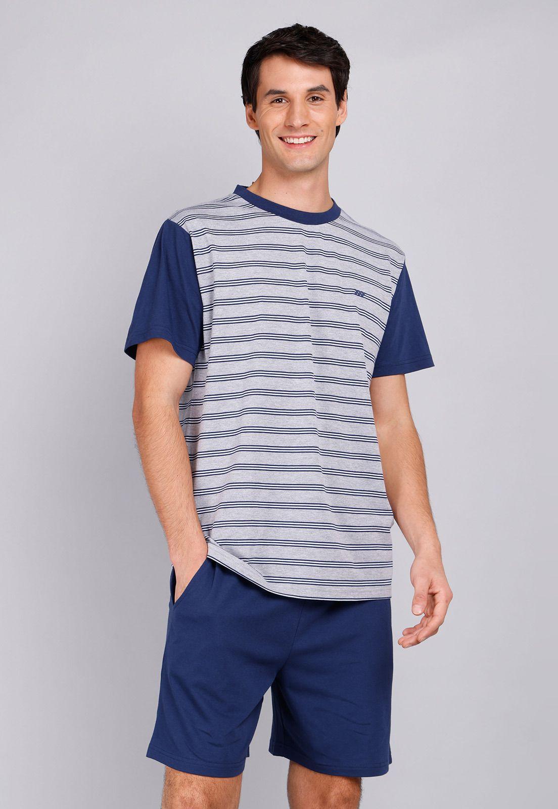 Pijama Corto Cuello Redondo Arrow P1V3212GR-0