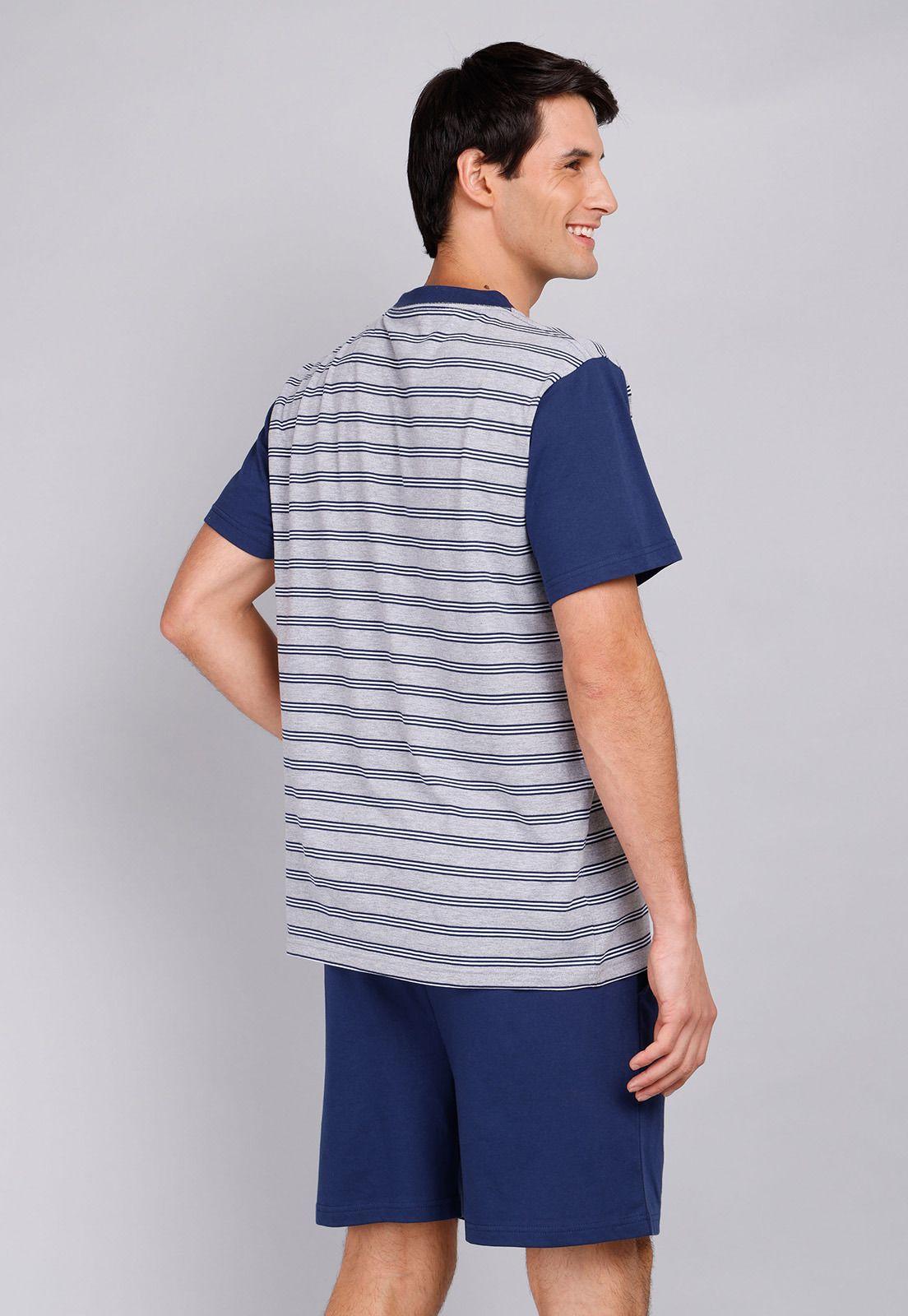 Pijama Corto Cuello Redondo Arrow P1V3212GR-1