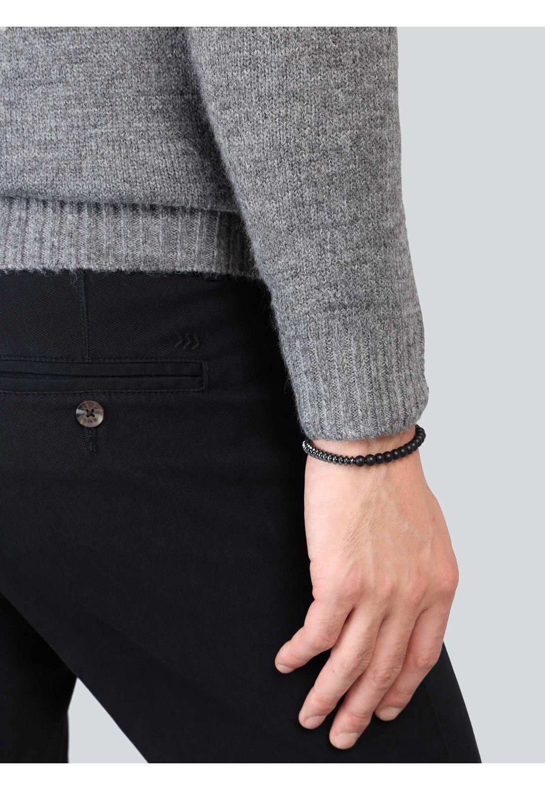 Sweater Cuello Alto Regular Fit Gris Arrow SW33098GR-4