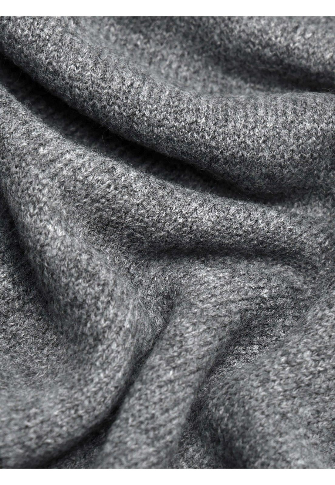 Sweater Cuello Alto Regular Fit Gris Arrow SW33098GR-5