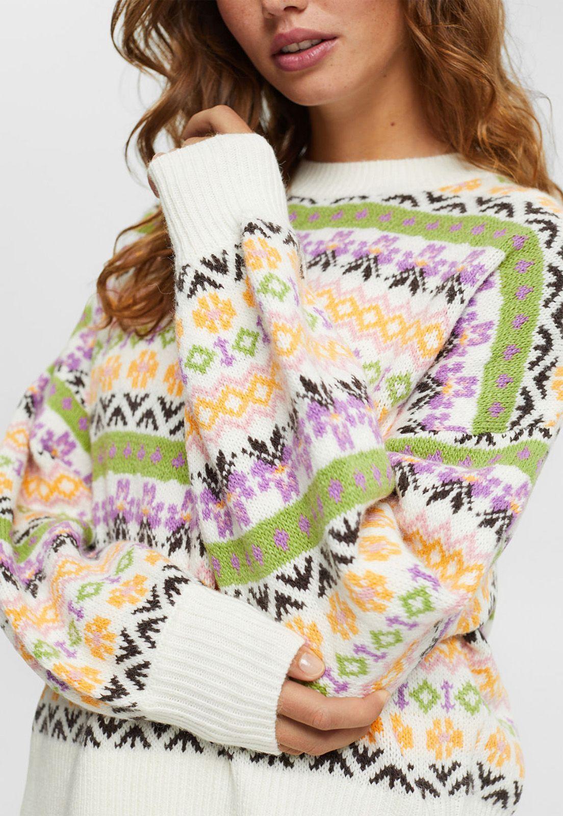 Sweater Jacquard Mujer Esprit-2