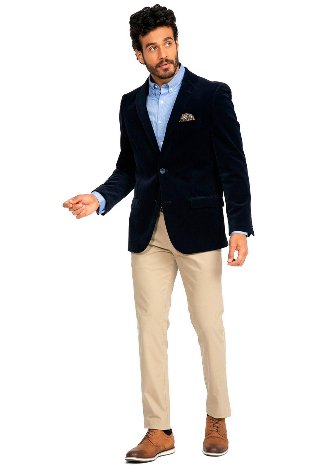 Blazer Casual Azul Guy Laroche-6