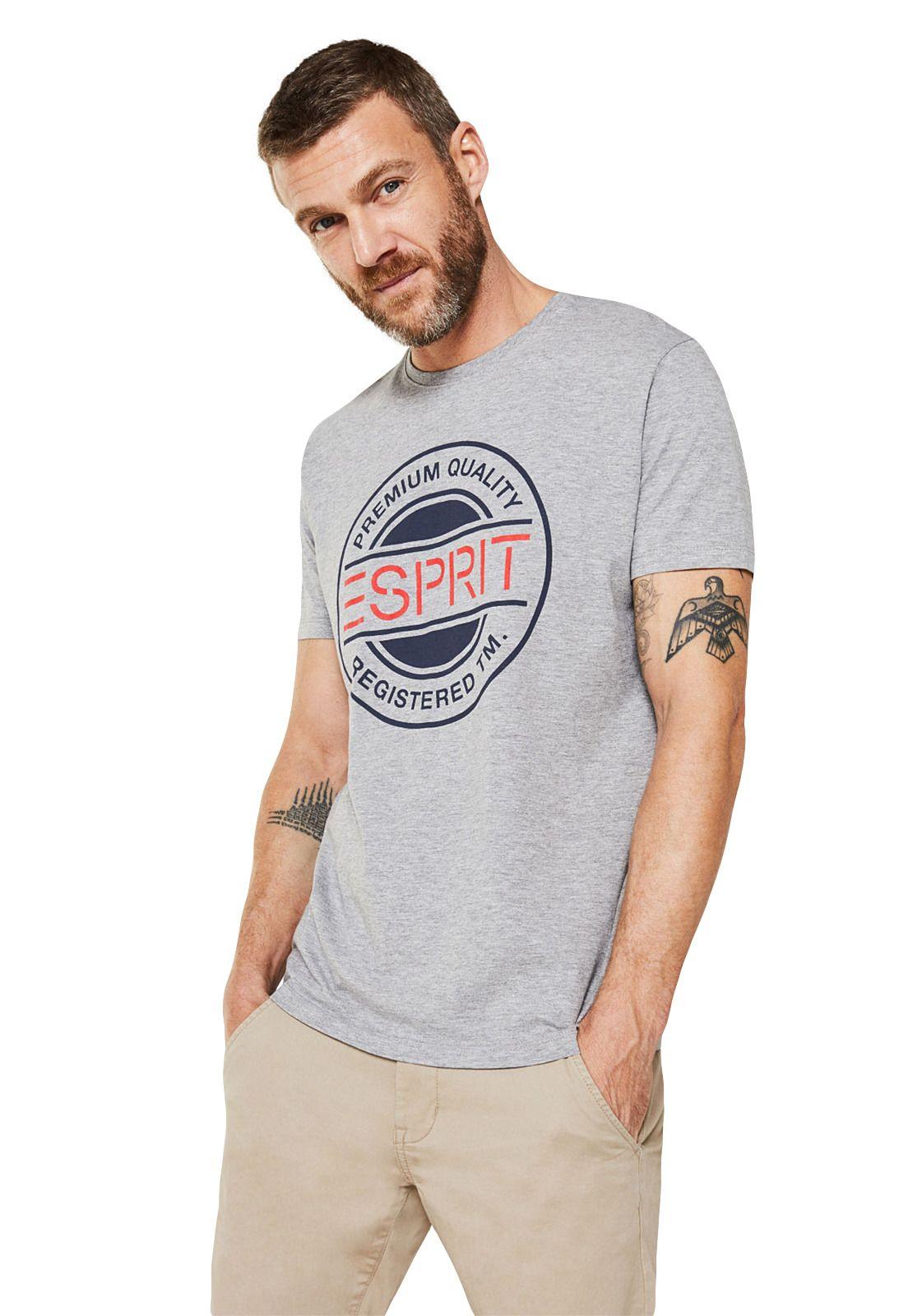 Polera con logotipo estampado-0