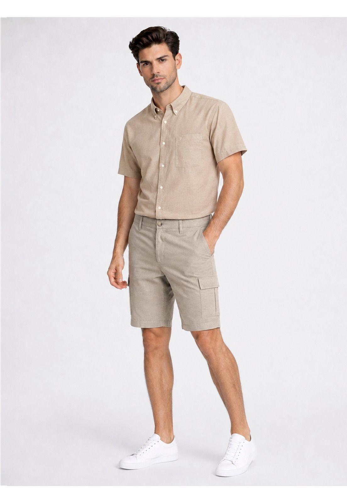 Bermuda Cargo Regular Fit Khaki Piero Butti PBDVC11KA-3