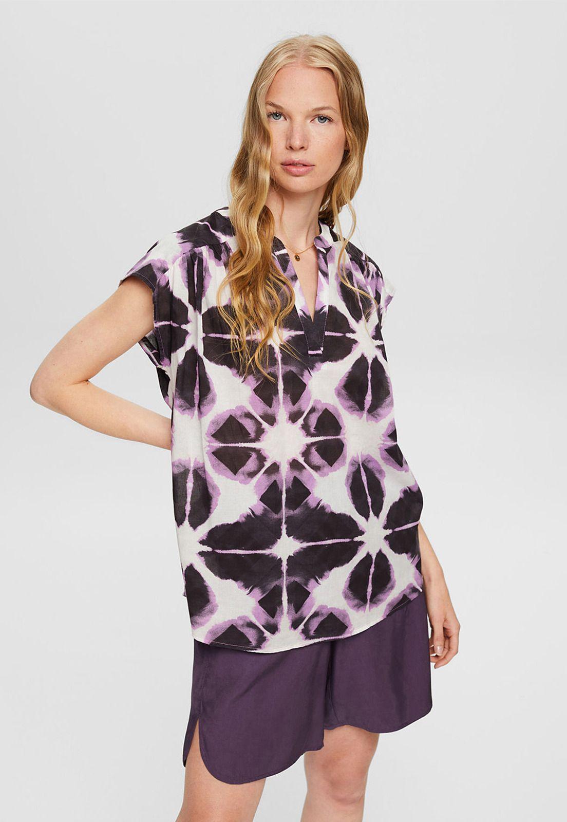 Blusa Ligera Estampada Esprit 062EO1F310-0