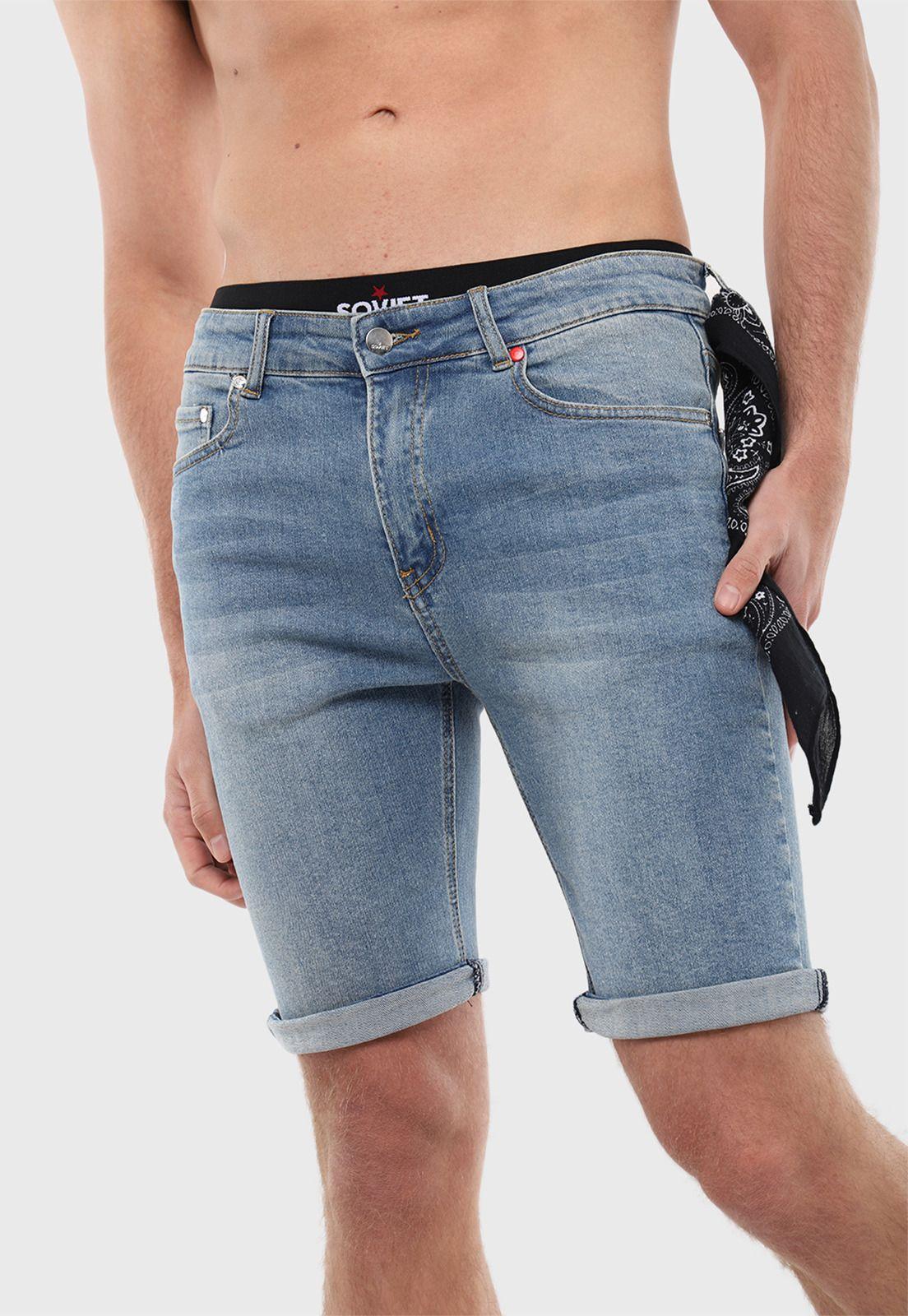 Bermuda Hombre Denim Soviet SVSH408AZ-2