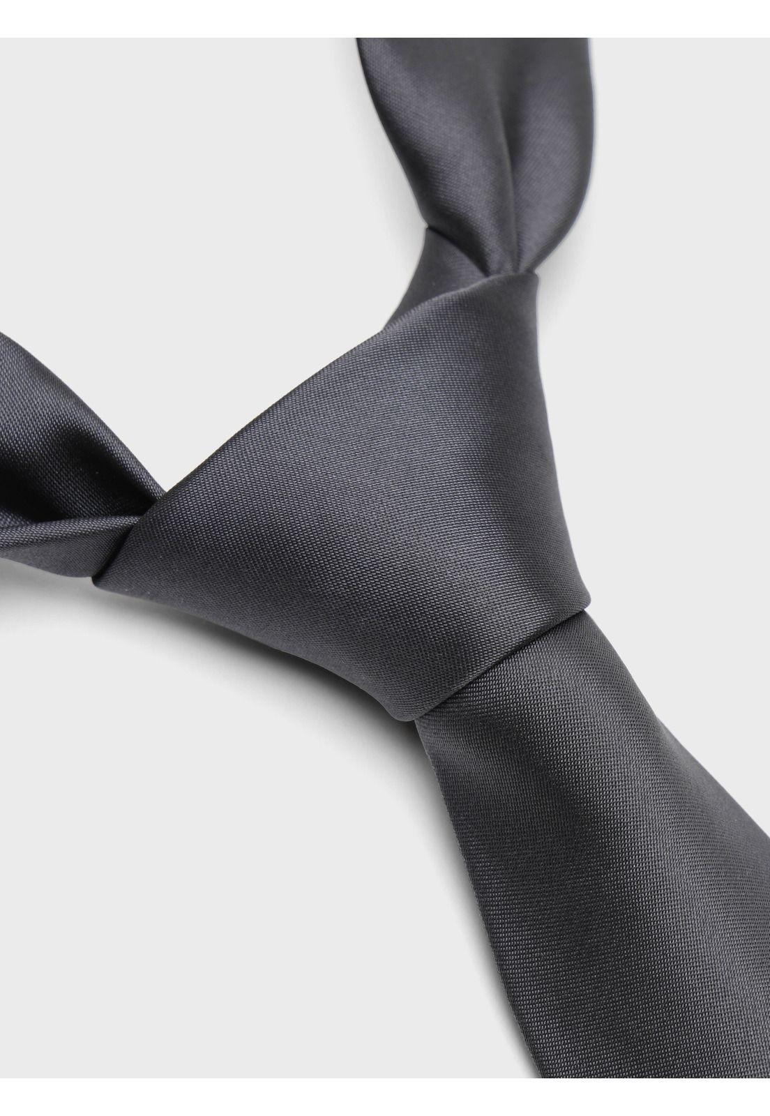 Corbata Lisa Gris Oscuro Arrow 5327275GO-3