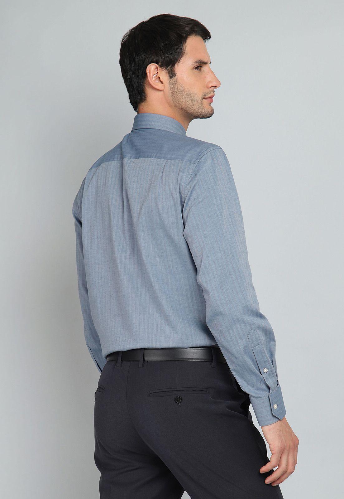 Camisa Hombre Arrow Formal Texturada Spandex Slim Fit-2