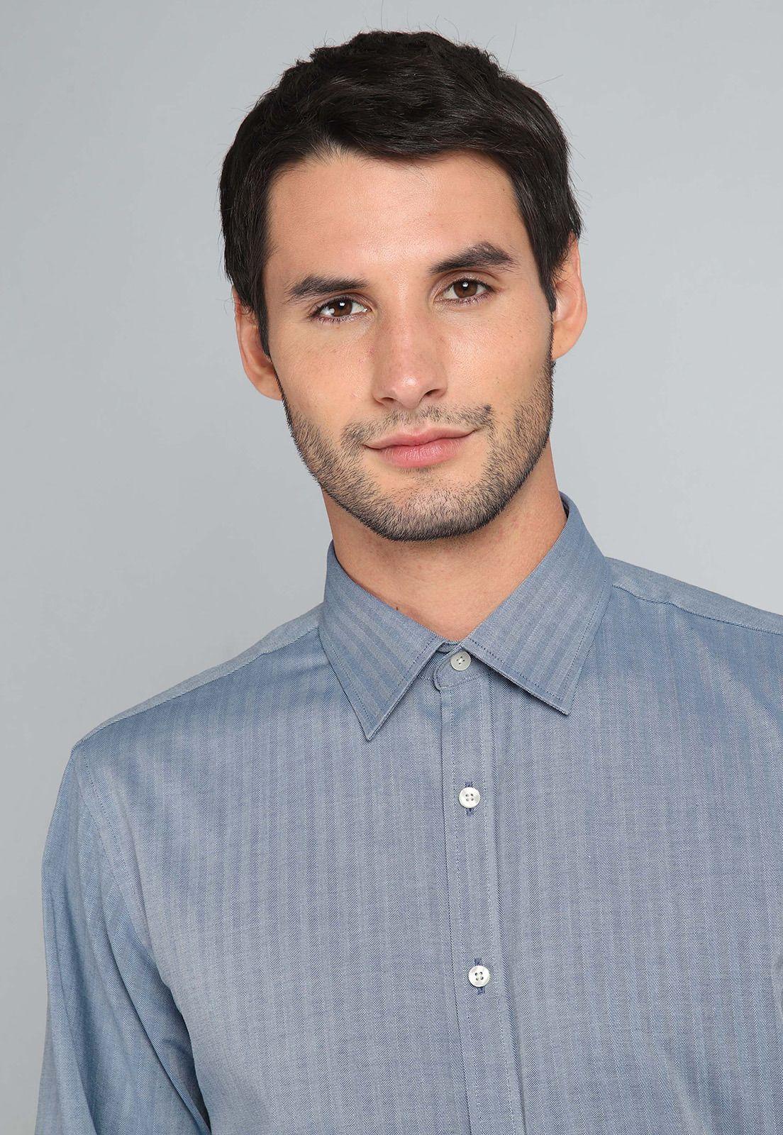 Camisa Hombre Arrow Formal Texturada Spandex Slim Fit-3