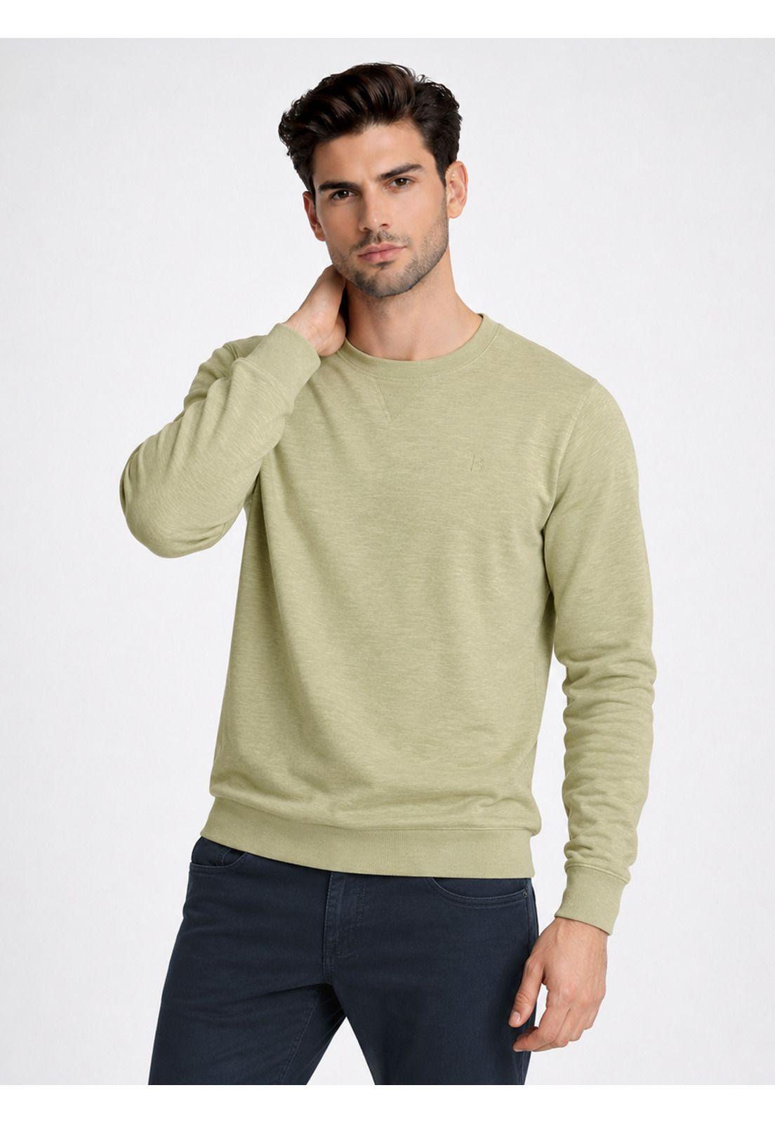 Polerón Cuello Redondo Regular Fit Verde Piero Butti PBDVJ41VE-0