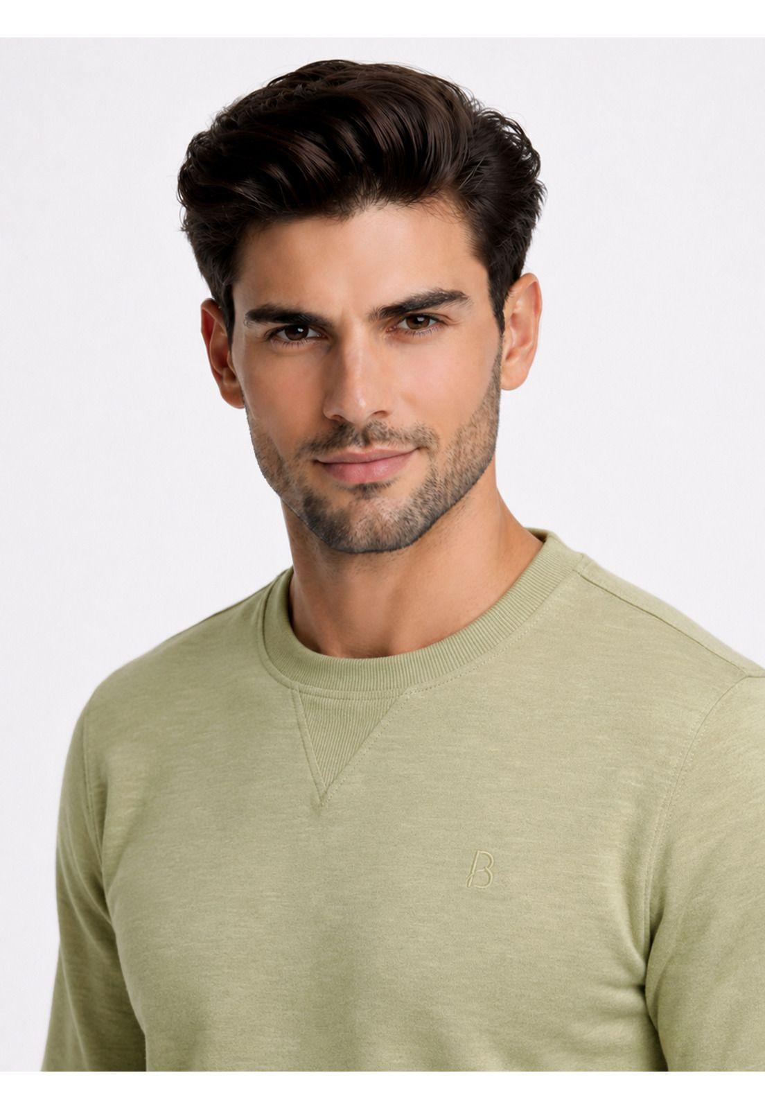 Polerón Cuello Redondo Regular Fit Verde Piero Butti PBDVJ41VE-2