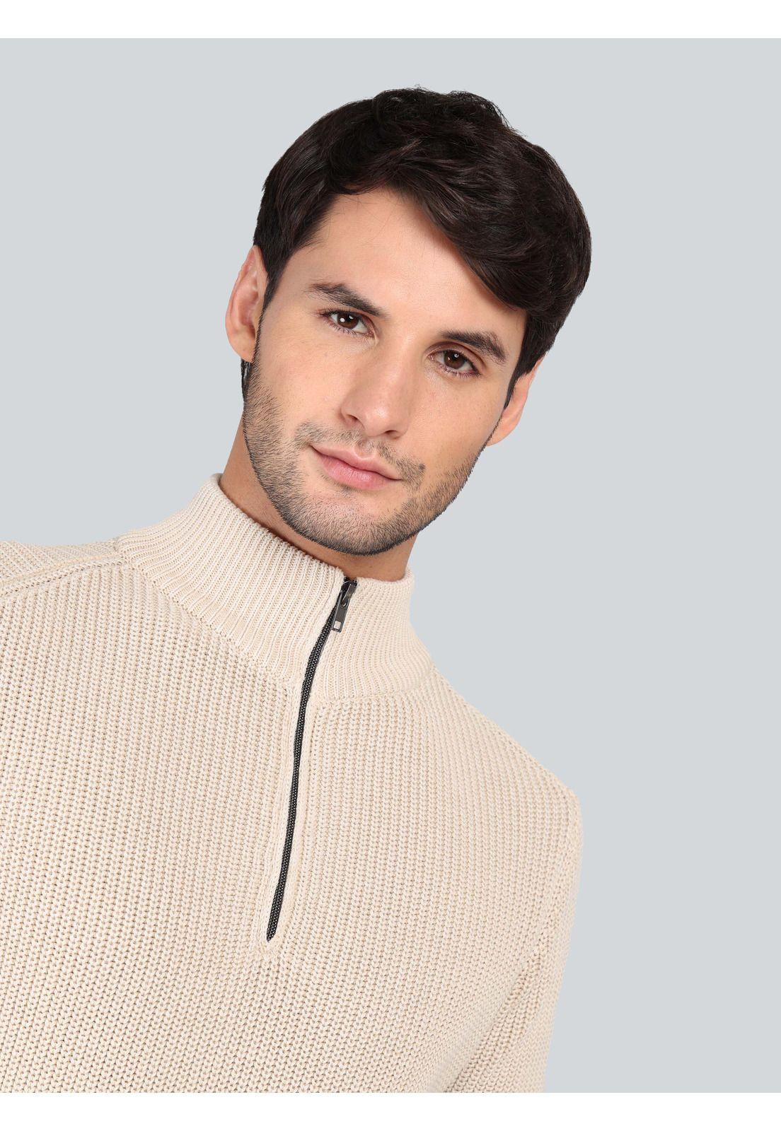 Sweater Stone Wash Regular Fit Beige Arrow SW33076BE-2