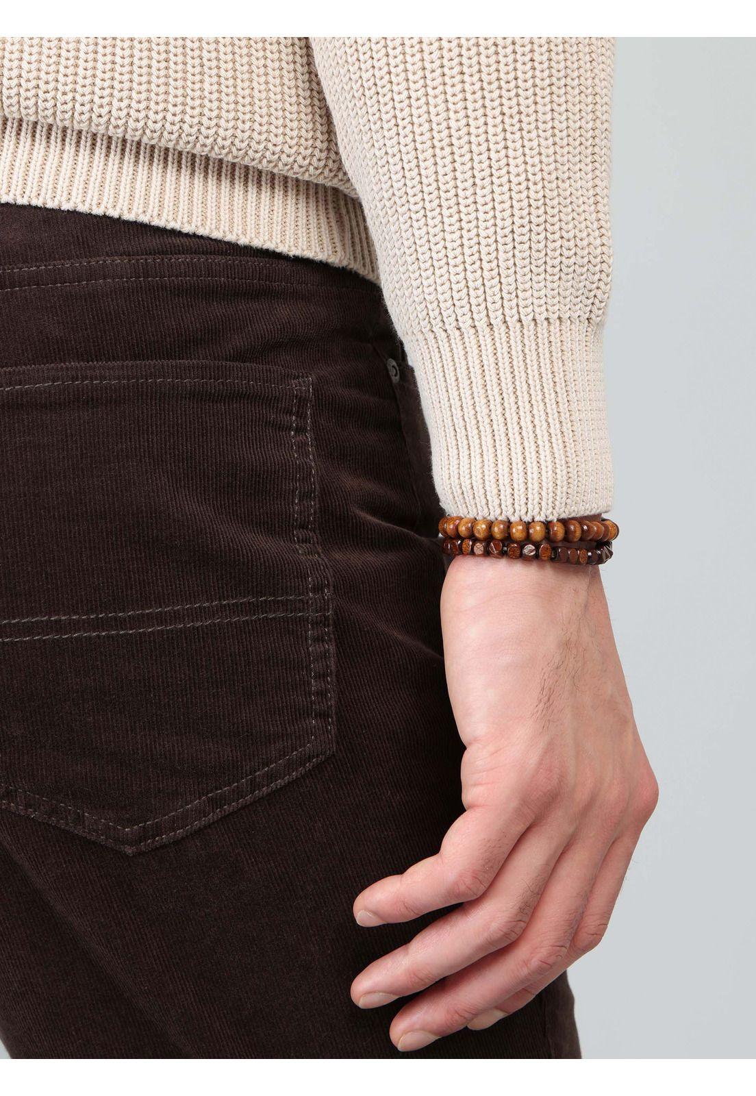 Sweater Stone Wash Regular Fit Beige Arrow SW33076BE-4