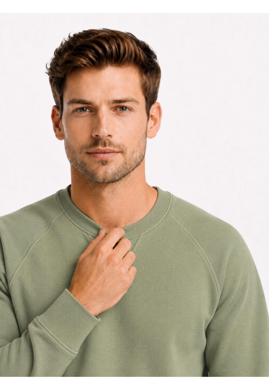 Polerón Stone Wash Regular Fit Verde Arrow PL34002VE-2