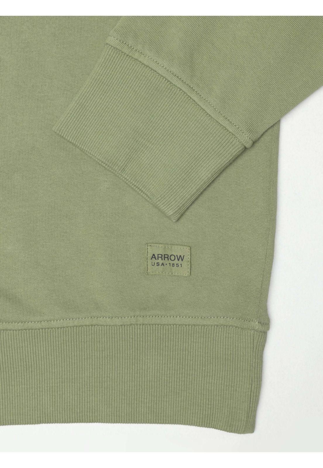 Polerón Stone Wash Regular Fit Verde Arrow PL34002VE-5