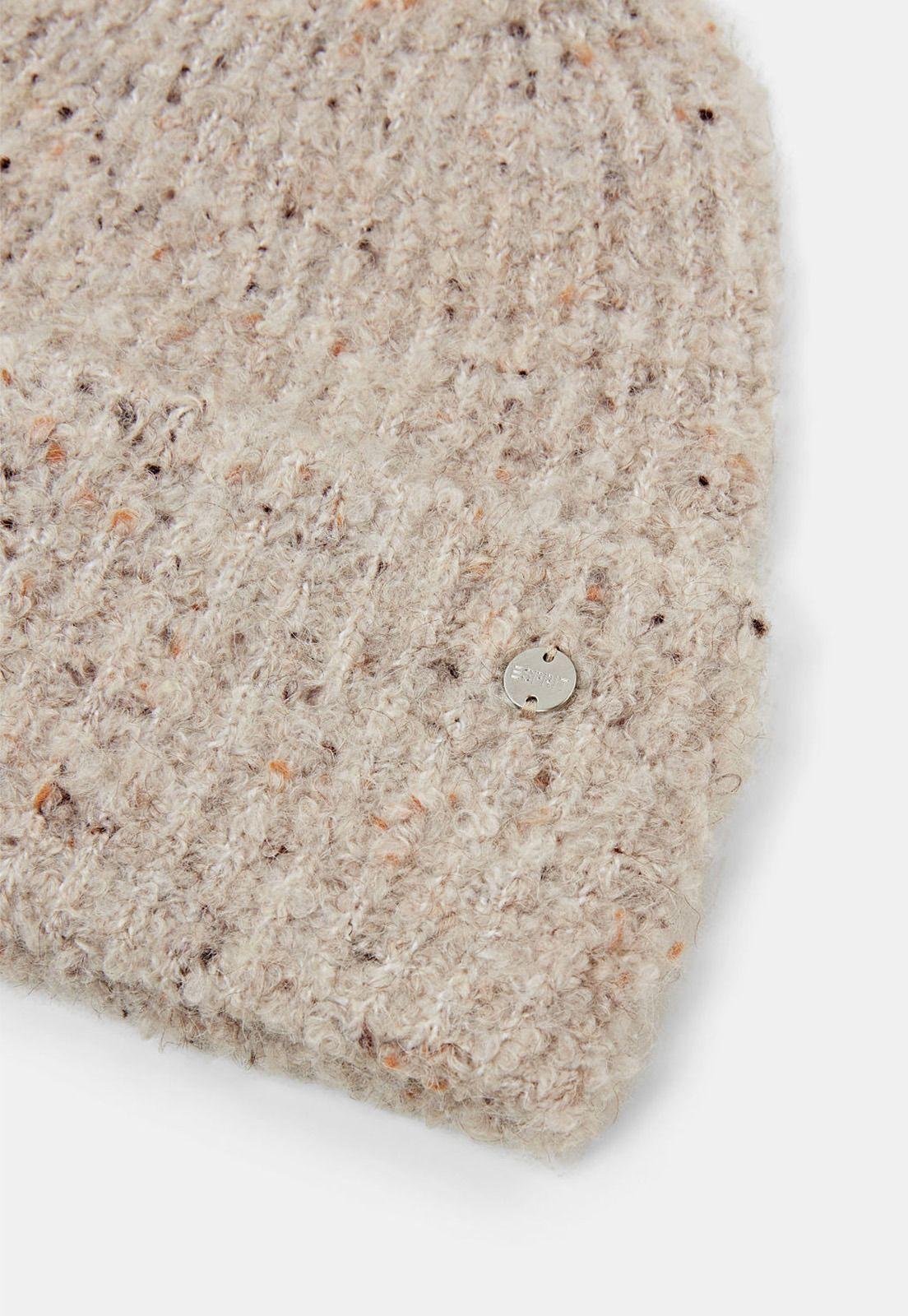 Gorro De Hilo Rizado Acanalado Mujer Esprit-1