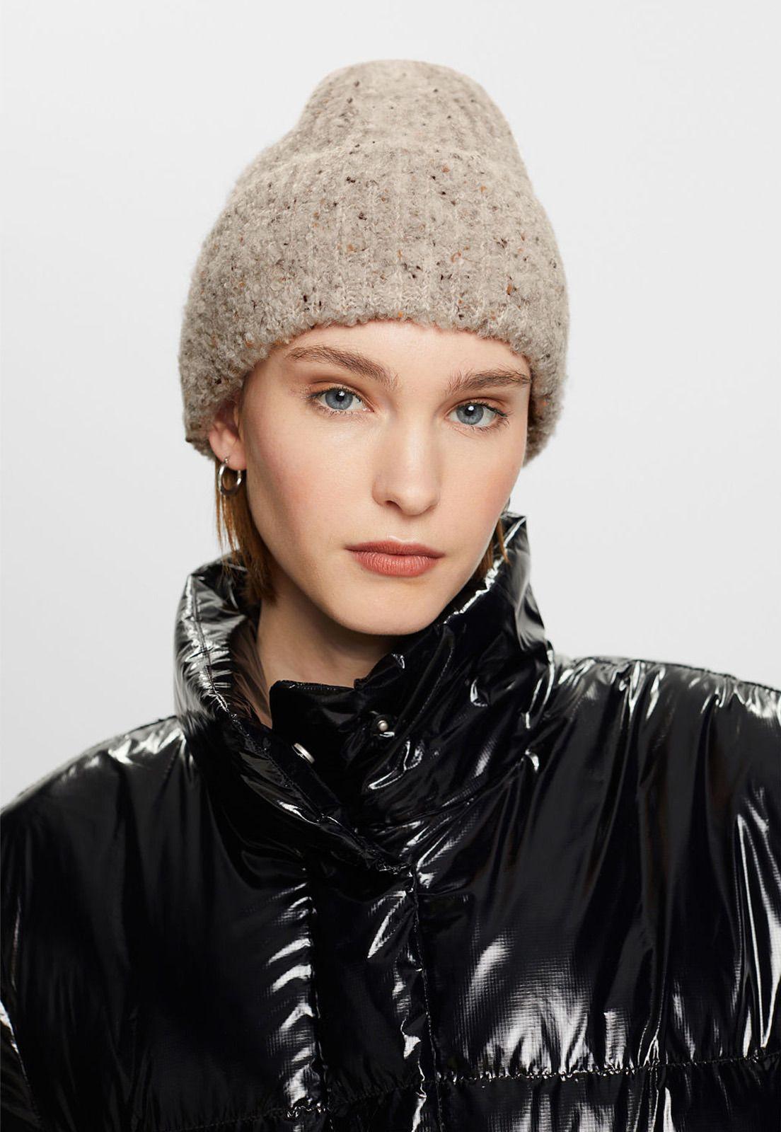 Gorro De Hilo Rizado Acanalado Mujer Esprit-2