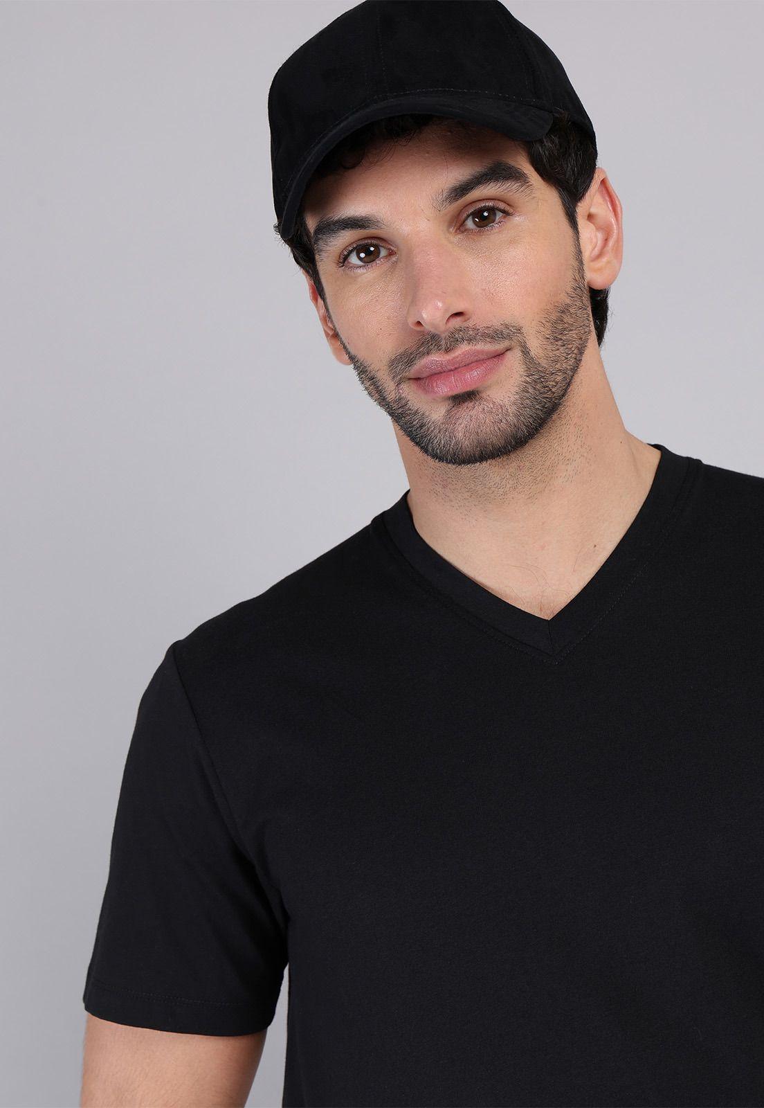 Polera Cuello V Piero Butti PBCVK44NE-2