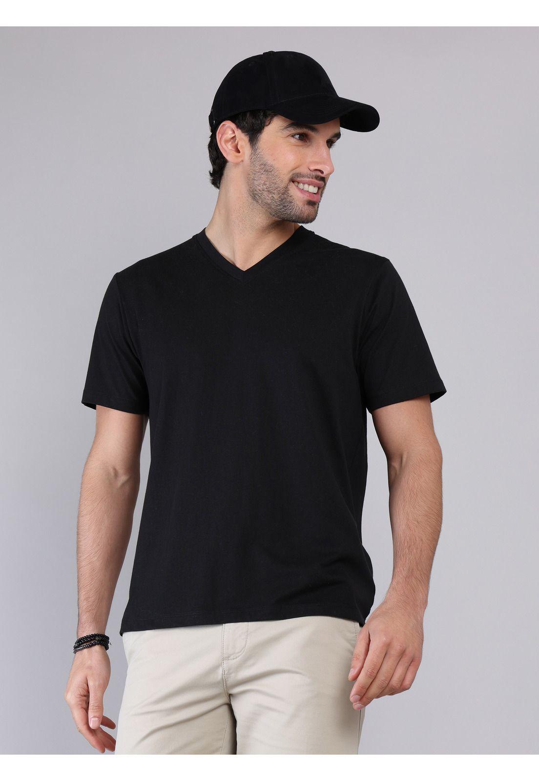 Polera Cuello V Piero Butti PBCVK44NE-0