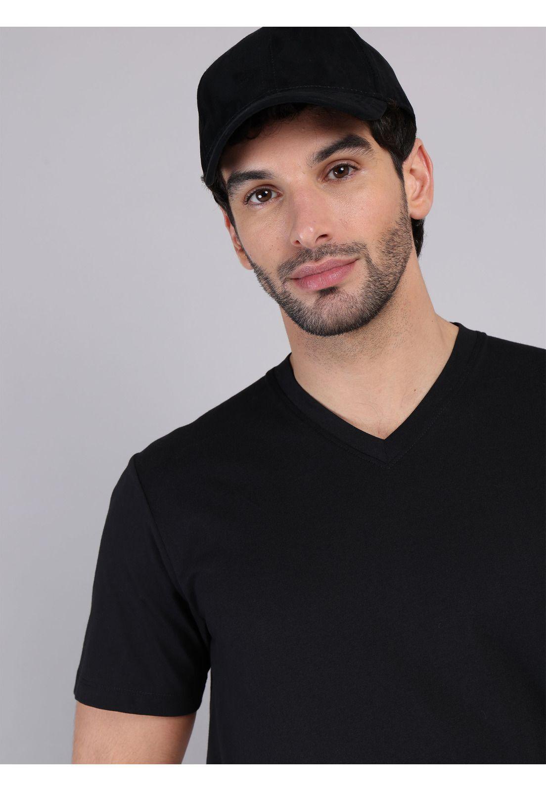 Polera Cuello V Piero Butti PBCVK44NE-2